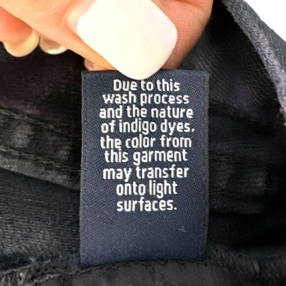 J Crew Factory Women's Size 30 Toothpick Jeans Black Skinny Mid Rise - Picture 8 of 9